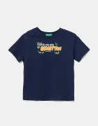United Colors of Benetton Детска памучна тениска