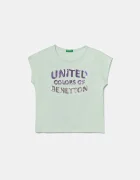 United Colors of Benetton Детска памучна тениска