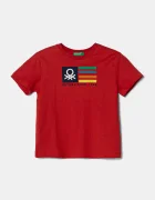 United Colors of Benetton Детска памучна тениска