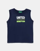 United Colors of Benetton Детска памучна тениска