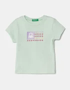 United Colors of Benetton Детска памучна тениска