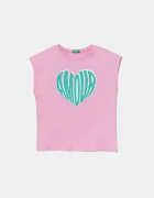 United Colors of Benetton Детска памучна тениска