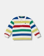 United Colors of Benetton Детска памучна тениска с яка
