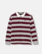 United Colors of Benetton Детска памучна тениска с яка