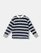 United Colors of Benetton Детска памучна тениска с яка