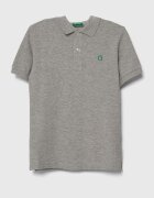 United Colors of Benetton Детска памучна тениска с яка