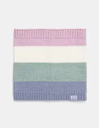 United Colors of Benetton Детски кръгъл шал с вълна в розово с десен 1D9SHU00A