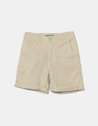 United Colors of Benetton Детски ленен къс панталон