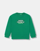 United Colors of Benetton Детски памучен суичър