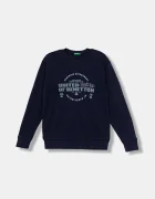 United Colors of Benetton Детски памучен суичър