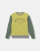 United Colors of Benetton Детски памучен суичър