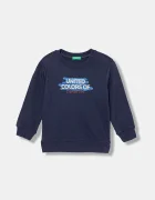 United Colors of Benetton Детски памучен суичър