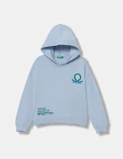 United Colors of Benetton Детски памучен суичър