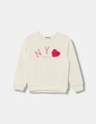 United Colors of Benetton Детски памучен суичър