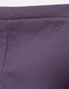 United Colors of Benetton Детски спортен панталон в лилаво с изчистен дизайн 46D6GF02M