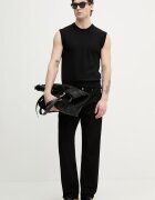 United Colors of Benetton елек мъжки от памук черен 1098U401R