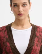 United Colors of Benetton Елек с мохер в кафяво 1VAAE403E