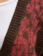 United Colors of Benetton Елек с мохер в кафяво 1VAAE403E
