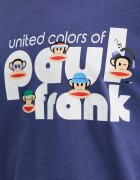 United Colors of Benetton горнище на пижама мъжко памучно тъмносиньо 3VR54M02A