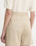 United Colors of Benetton Къс панталон в бежово с изчистен дизайн с висока талия 40FAD901U