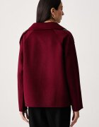 United Colors of Benetton късо палто дамско с вълна червено 28F7DN0AM