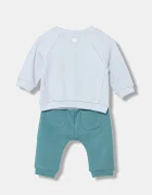 United Colors of Benetton Комплект бебешки анцуг в синьо 3FTZAK01D