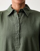United Colors of Benetton лятна рокля от лен зелена 4AGHDV0C6