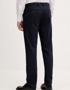 United Colors of Benetton официален панталон мъжки от вискоза тъмносин 43N4UF060