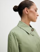 United Colors of Benetton палто дамско памучно зелено 2QJYDN09K
