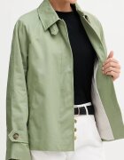 United Colors of Benetton палто дамско памучно зелено 2QJYDN09K
