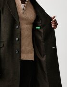 United Colors of Benetton палто мъжко с вълна зелено 2OESUN07R