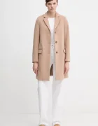 United Colors of Benetton Палто с вълна в бежово 2V0PDN062