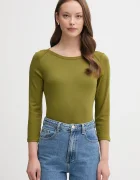 United Colors of Benetton Памучна блуза с дълги ръкави
