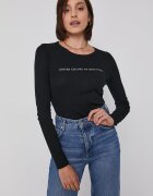 United Colors of Benetton памучна блуза с дълги ръкави