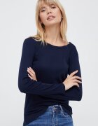United Colors of Benetton Памучна блуза с дълги ръкави