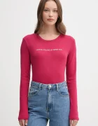 United Colors of Benetton Памучна блуза с дълги ръкави
