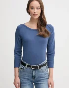 United Colors of Benetton Памучна блуза с дълги ръкави