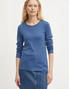 United Colors of Benetton Памучна блуза с дълги ръкави