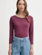 United Colors of Benetton Памучна блуза с дълги ръкави