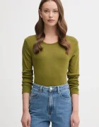 United Colors of Benetton Памучна блуза с дълги ръкави