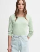 United Colors of Benetton Памучна блуза с дълги ръкави