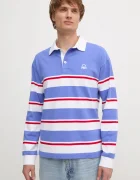 United Colors of Benetton Памучна блуза с дълги ръкави