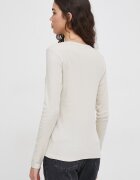 United Colors of Benetton Памучна блуза с дълги ръкави в лилаво 3GA2E16G0