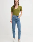 United Colors of Benetton Памучна тениска дамска в розово 3GA2E4230