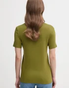 United Colors of Benetton Памучна тениска дамска в розово 3GA2E4230