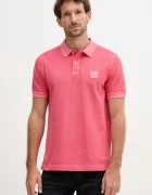 United Colors of Benetton Памучна тениска с яка