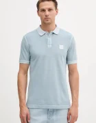 United Colors of Benetton Памучна тениска с яка
