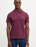 United Colors of Benetton Памучна тениска с яка