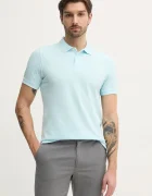 United Colors of Benetton Памучна тениска с яка