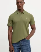 United Colors of Benetton Памучна тениска с яка